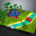 Game Environment Game Scene Fairy Tale Scene Fairy Tale Magic Scene Magic Item Fantasy Scene 3d model