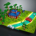 Game Environment Game Scene Fairy Tale Scene Fairy Tale Magic Scene Magic Item Fantasy Scene 3d model