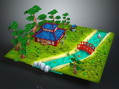 Game Environment Game Scene Fairy Tale Scene Fairy Tale Magic Scene Magic Item Fantasy Scene 3d model