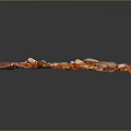 Garden Decorative Piece With Natural Stones And Colorful Autumn Fall Leaves