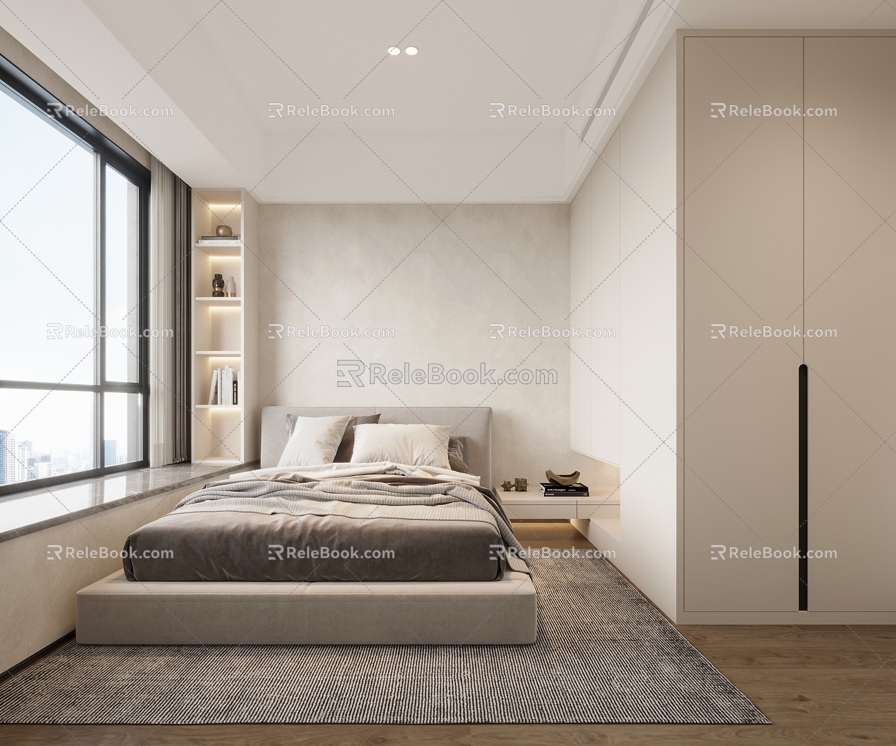 Modern Bedroom 3d model