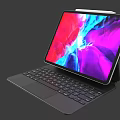 Modern Tablet With Detachable Keyboard And Vibrant Display In Sleek Design