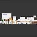 Modern Office Workspace With Various Table And Chair Sets Bookshelves And Whiteboards