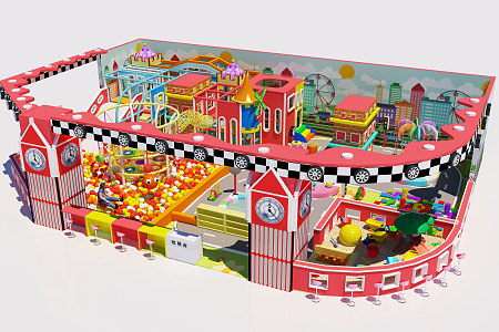 Modern Amusement Equipment Magic Castle Naughty Castle Children's Paradise Magic Castle Naughty Castle Children's Paradise 3d model