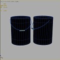 Iron Lead Bucket Bucket Iron Bucket Paint Bucket Paint Bucket Metal Bucket 3d model