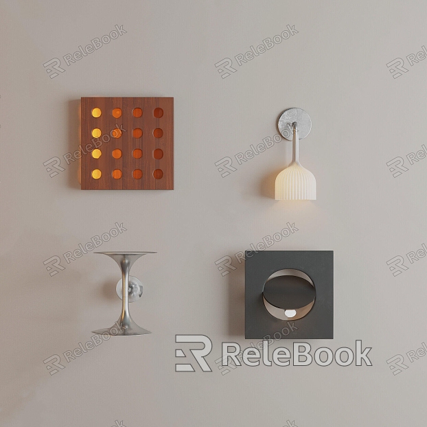 Modern wall lamp model