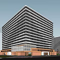 Modern Architecture Youth Talent Apartment 3d model