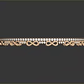Luxury Gold Bracelet With Exquisite Inlaid Small Pearls And Elegant Design