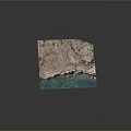 Scenic Rocky Coastline With Clear Turquoise Water And Cracked Rock Surface