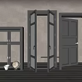 Modern Gray Security Doors Featuring Frames Handles And Different Designs