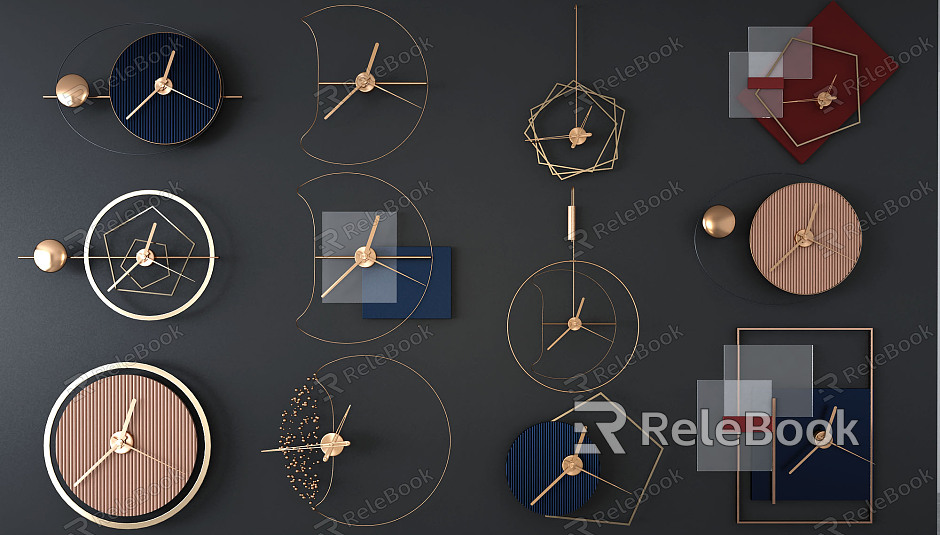 Light Luxury Clock model