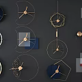 Light Luxury Clock 3d model