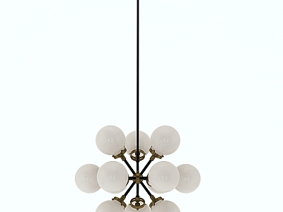 Modern chandelier visual comfort golden moisture-proof bubble loft model