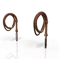 Brown Leather Loop Household Living Supplies with Buckle Closure and Practical Design
