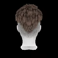 Elegant Jewelry Display On White Mannequin Head With Brown Short Hair