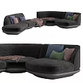 Comfortable Gray Sectional Sofa With Colorful Throw Pillows Cozy Blanket And L Shaped Design