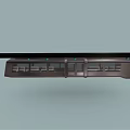 Modern Suspended Metro Train Design With Sleek Exterior And Large Windows 3d model