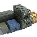 Style Box Storage Box Metal Box Weapon Box Iron Box Wooden Box 3d model