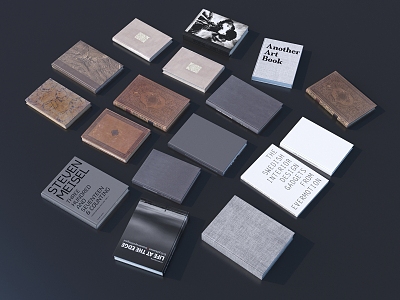 Modern Book Notebook model