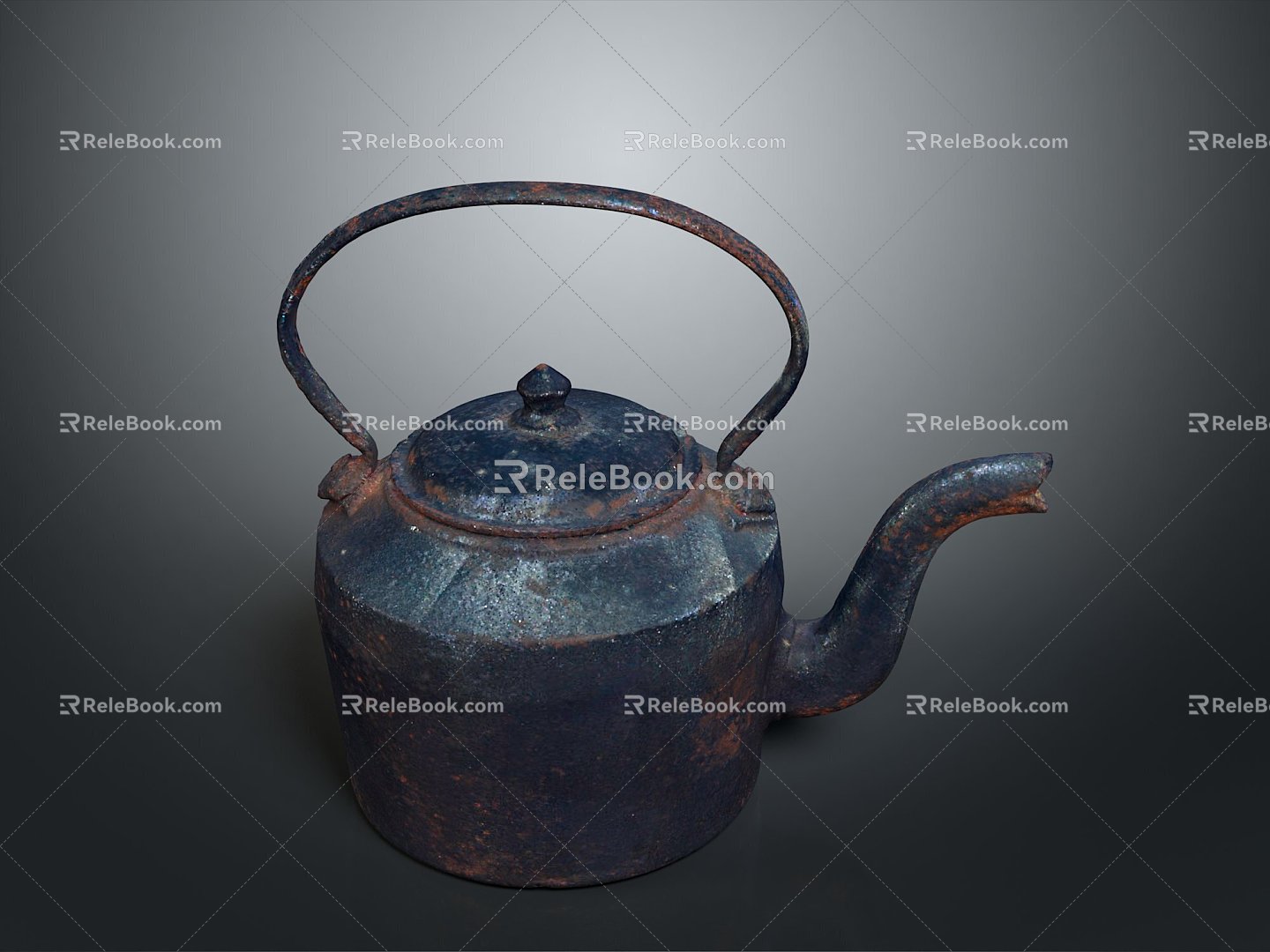 Teapot Porcelain Porcelain Pot Ceramic Pot Purple Sand Pot Chinese Teapot Container Realistic 3d model