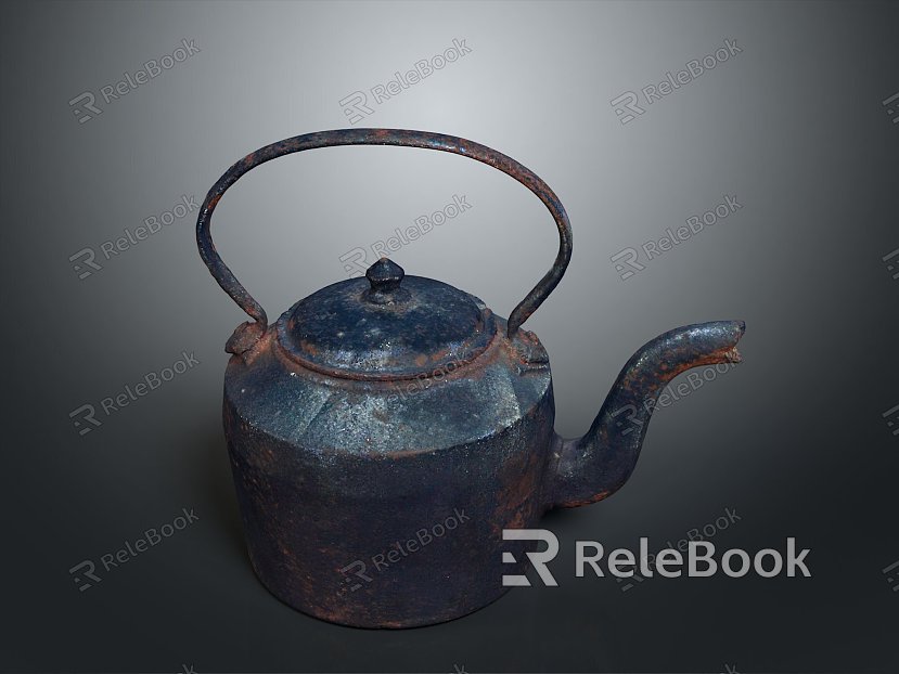 Teapot Porcelain Porcelain Pot Ceramic Pot Purple Sand Pot Chinese Teapot Container Realistic model