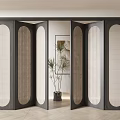 Quiet folding door 3d model