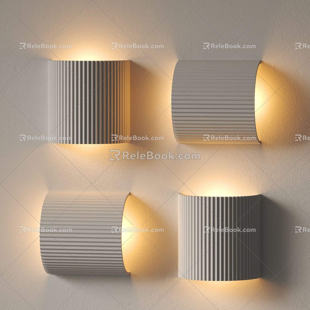 Modern wall lamp 3d model