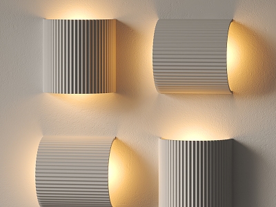 Modern wall lamp 3d model