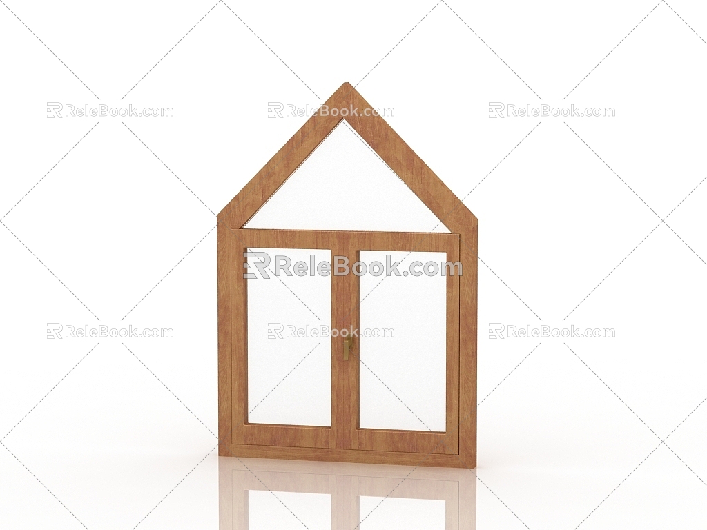 Modern windows and doors casement window 3d model