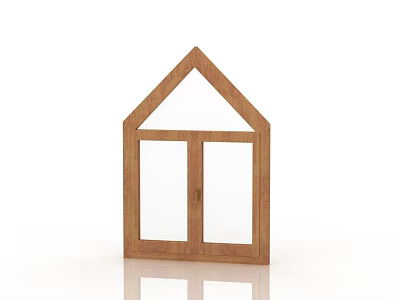 Modern windows and doors casement window 3d model