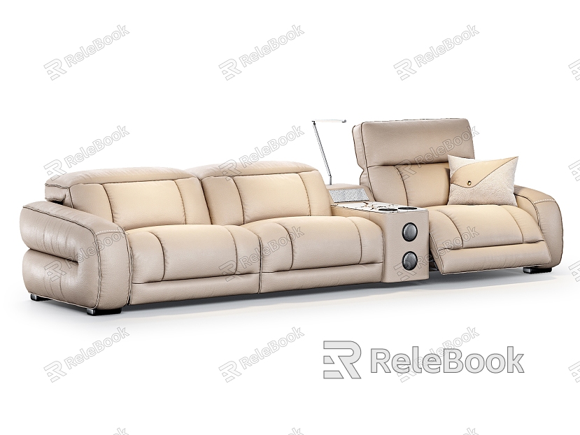 Italy Divanl Functional Sofa Leather Sofa Chivas Functional Sofa model