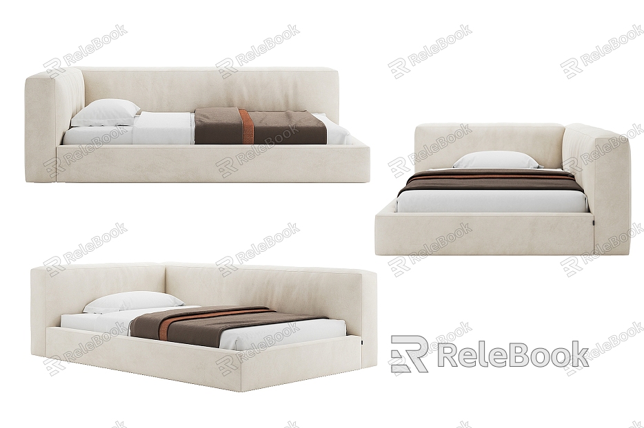 Modern Single Bed Simple Single Bed model