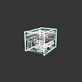 Red Industrial Generator With Black Metal Frame For Commercial Applications