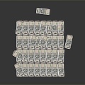 US Dollar Bills US Dollar Banknotes Paper Banknotes Articles 3d model