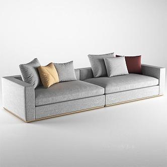 Double sofa 3d model