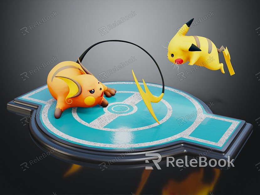 Modern game character pica chubaokemeng elf pokemeng god beast model