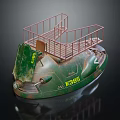 Green K395 BOMB Vehicle With Metal Railing And Unique Structure Design