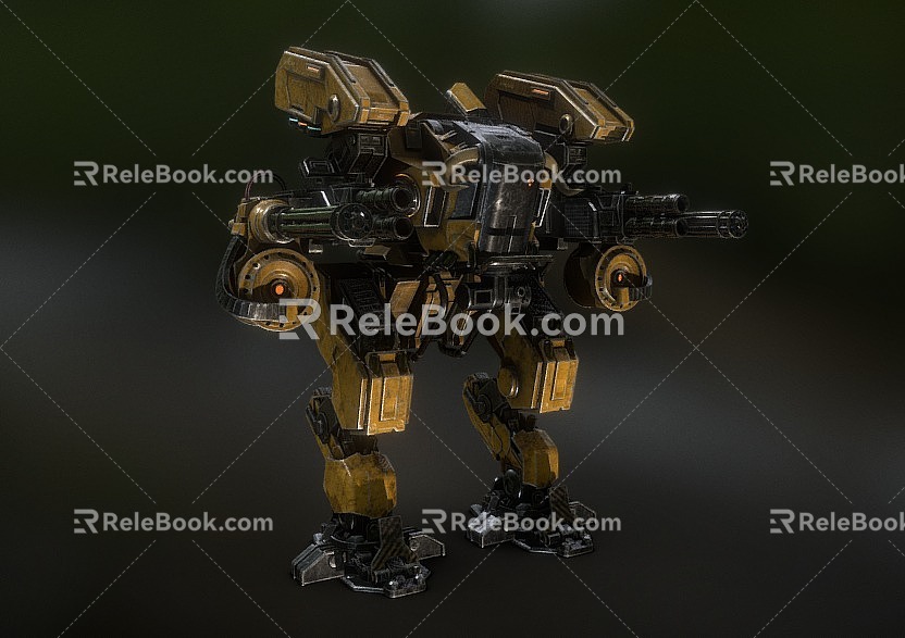 Robot Machine Fighting Robot Mechanical Instrument Future Warrior Future Fighting Machine 3d model