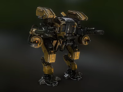 Robot Machine Fighting Robot Mechanical Instrument Future Warrior Future Fighting Machine 3d model