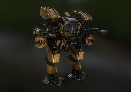 Robot Machine Fighting Robot Mechanical Instrument Future Warrior Future Fighting Machine 3d model