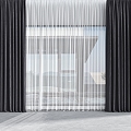 Modern Curtains 3d model