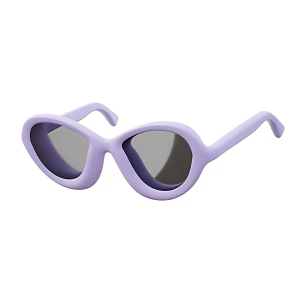 Modern Glasses Sunglasses Cartoon Glasses Anime Glasses 3d model