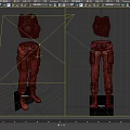Modern Cargo Pants Outfit With Tank Top Belt And Leather Boots