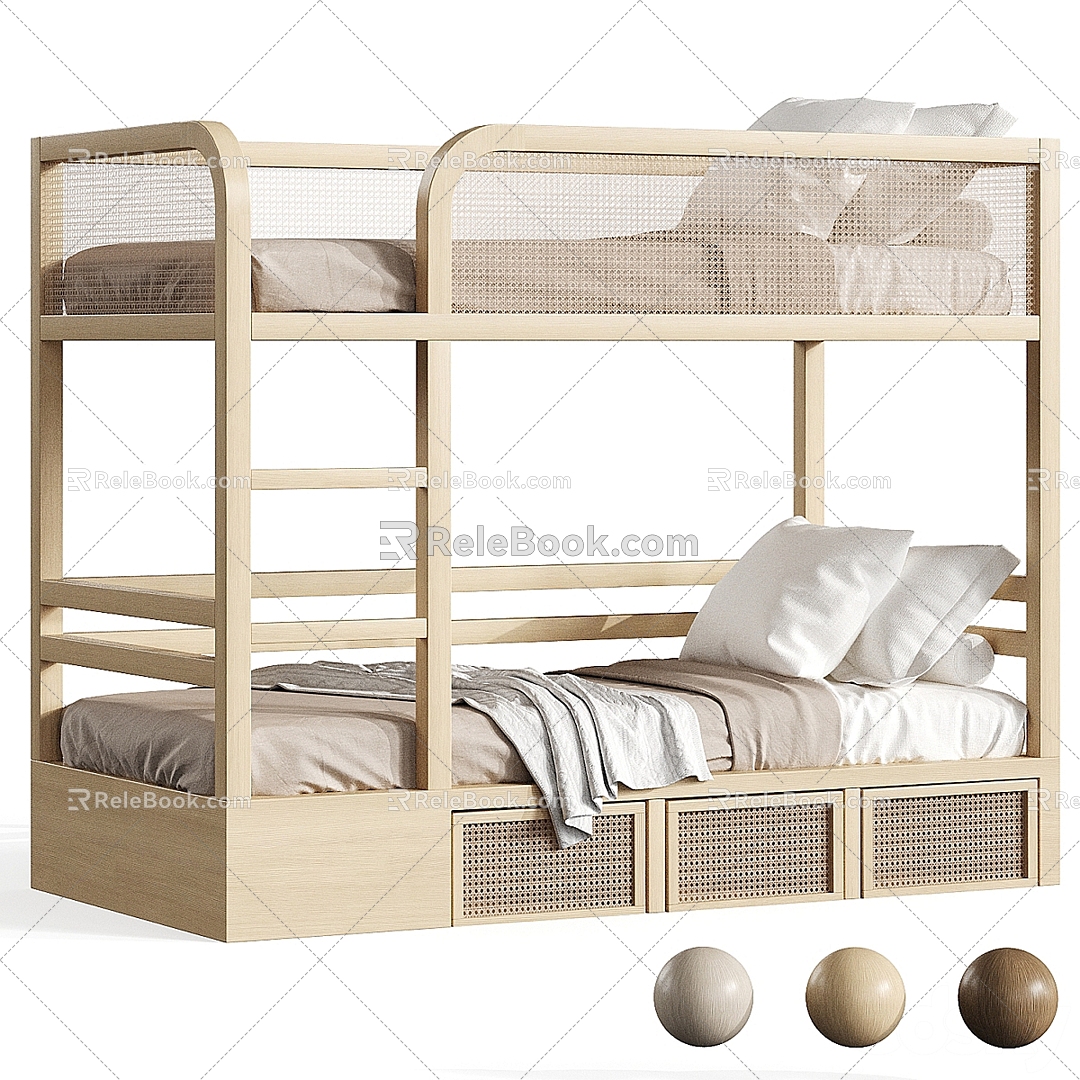 Pinterest modern children in and out of bed 3d model