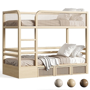 Pinterest modern children in and out of bed 3d model