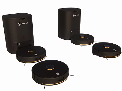 Deerma Robotic Vacuum Cleaners With Multiple Charging Docks For Home Cleaning 3d model