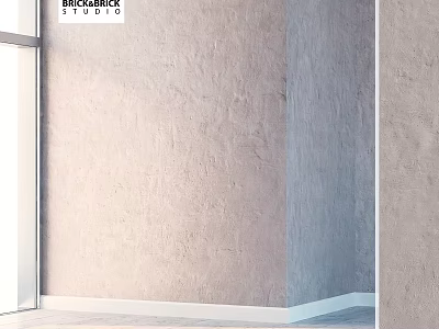 Light Gray Textured Wall Panel For Modern Interior Decor And Smooth Finish 3d model