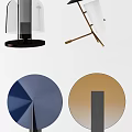 Modern table lamp 3d model