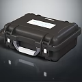 Hardware Tools Storage Case Black Durable Toolbox With Secure Latches And Handle 3d model