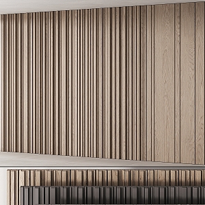 Modern wall panel 3d model